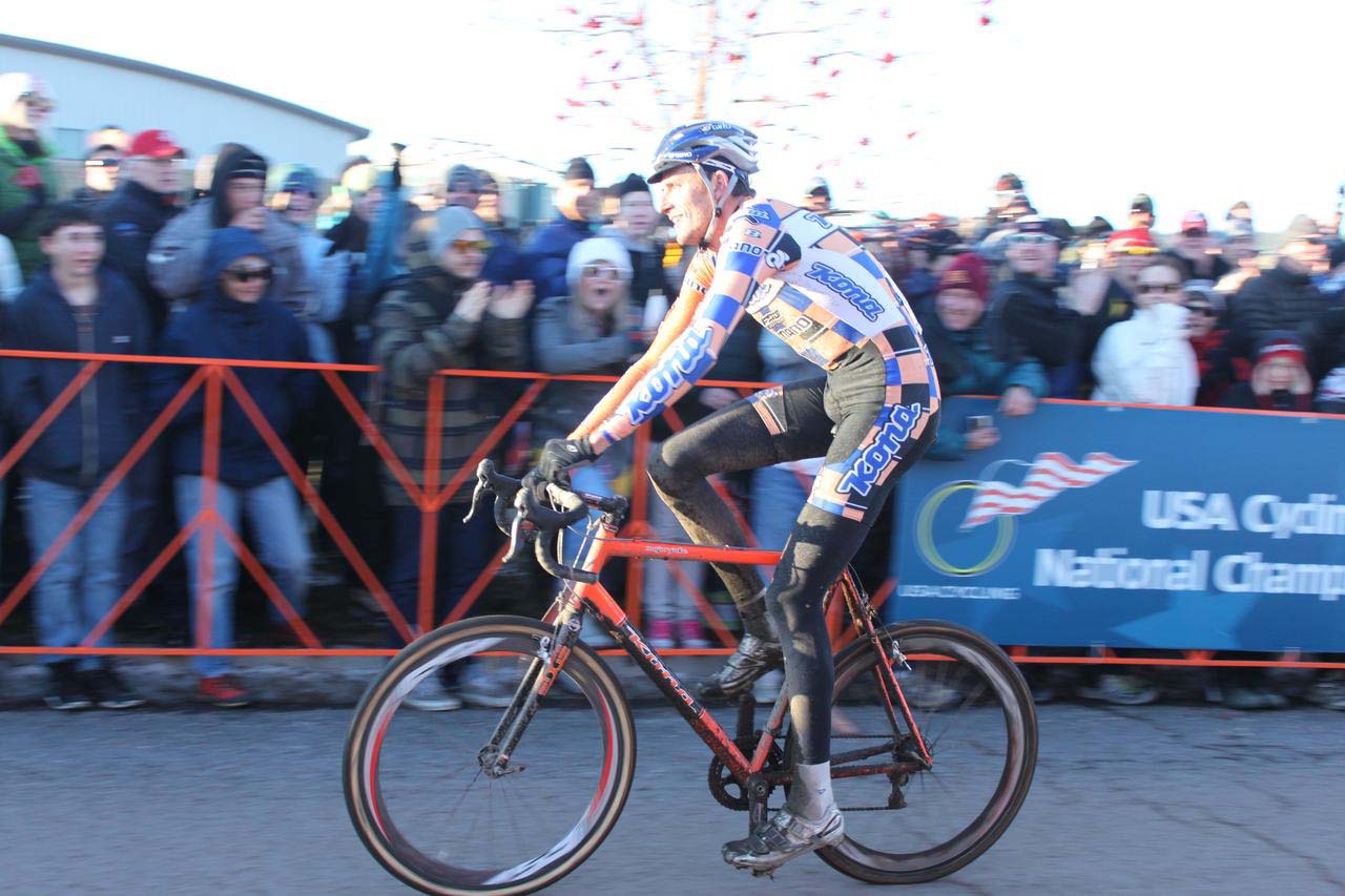 Trebon looked content with second. ? Cyclocross Magazine