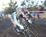 Jeremy Powers took the early lead but was shaken up in a fall. ? Cyclocross Magazine