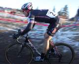 Jonathan Page had to pit the first lap and fight to chase back to the leaders. ? Cyclocross Magazine