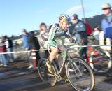 Johnson looked like he was suffering on the front alone. ? Cyclocross Magazine