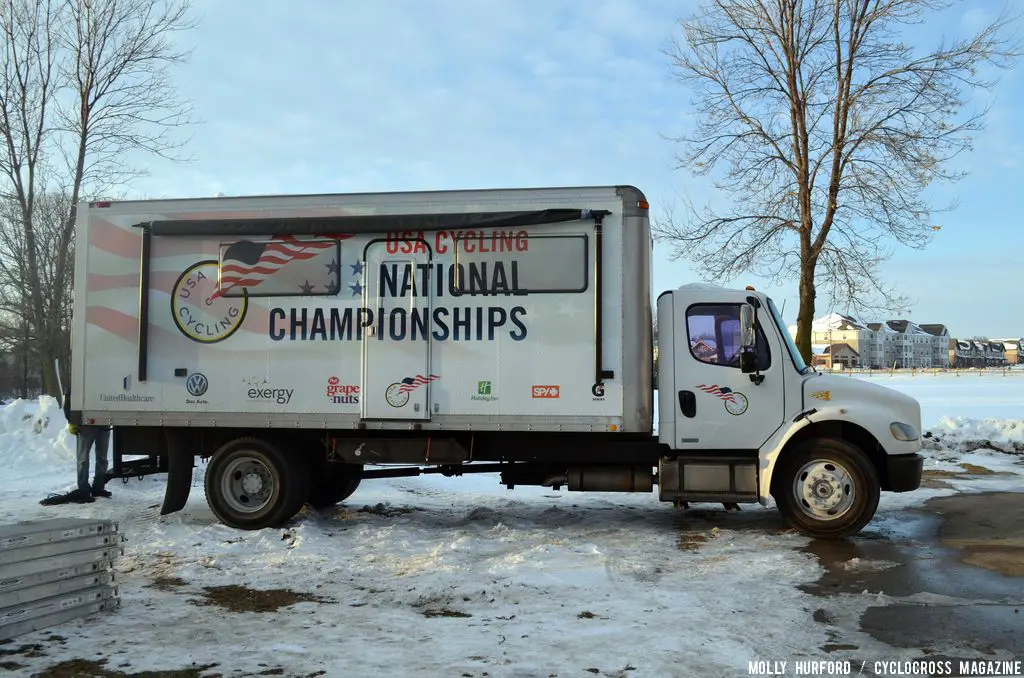 2013 USA Cyclocross Nationals in Badger Prairie Park. © Cyclocross Magazine