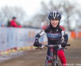 Alison McKeithan (Evolution Jr. Devo Racing Team took gold in the Women's 9-10 race.  Â©Brian Nelson