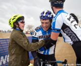 Lewis Gaffney (Brevard College) reacts to winning the Collegiate D2.  Â© Brian Nelson