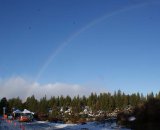 Don&#039;t let the rainbow fool you - the course isn&#039;t quite paradise yet! ©Kenton Berg