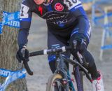 Arley Kemmerer (C3 Twenty20 Cycling) with her game face on. © Todd Prekaski