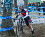 Justin Lindine (Redline-NBX) leading the race. © Todd Prekaski