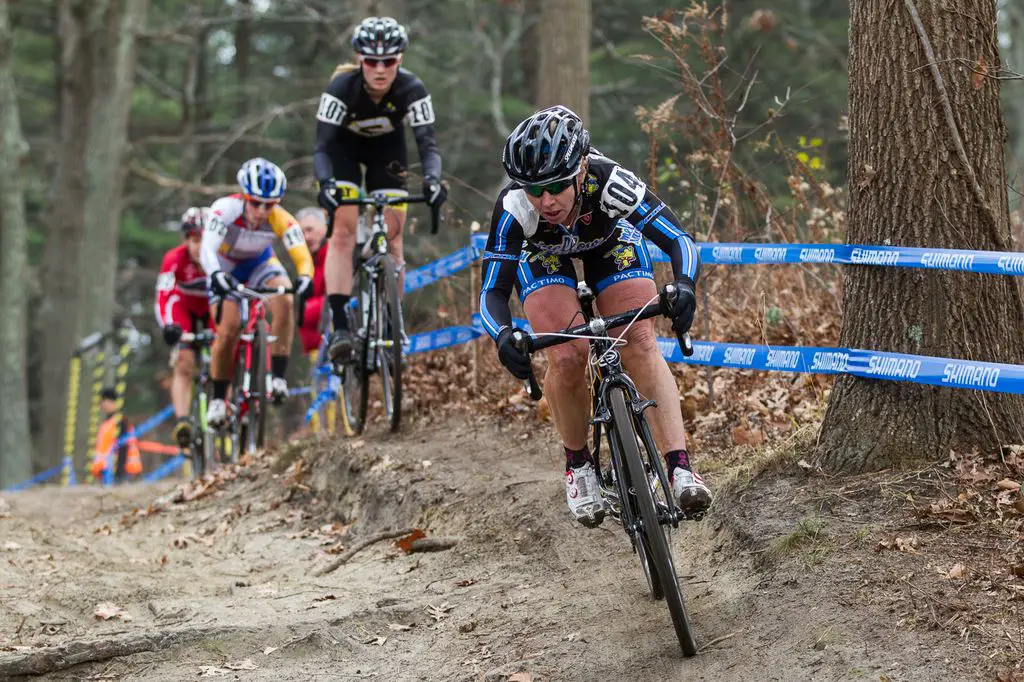 Sandy, rooty trails were a unique feature of this race. © Todd Prekaski