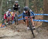 Sandy, rooty trails were a unique feature of this race. © Todd Prekaski