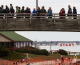 Spectators gathered to await the exciting conclusion of the race. © Todd Prekaski