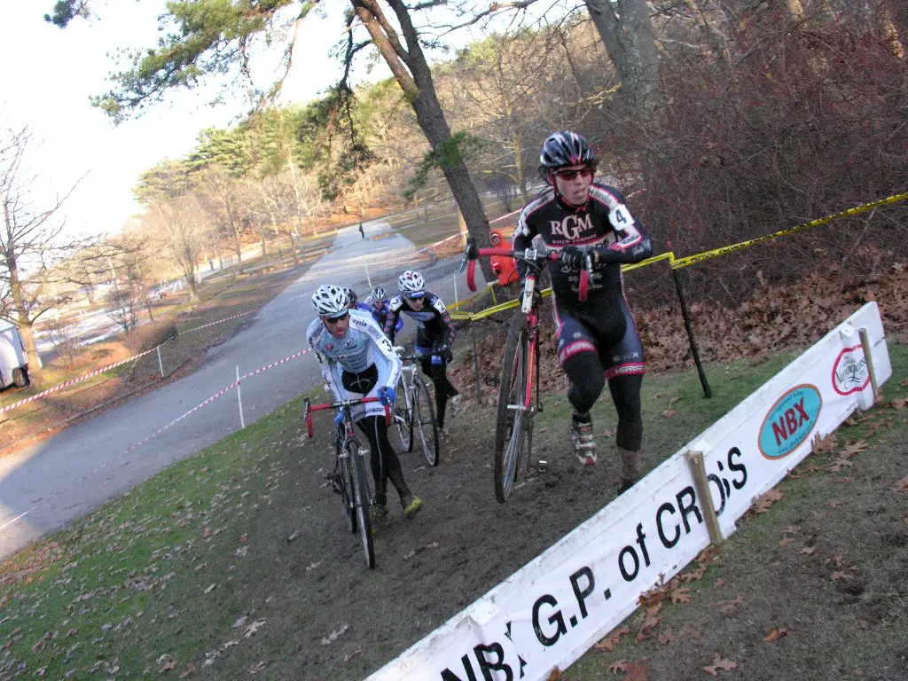 Josh Dillon leads Adam Myerson over the barriers ? Paul Weiss
