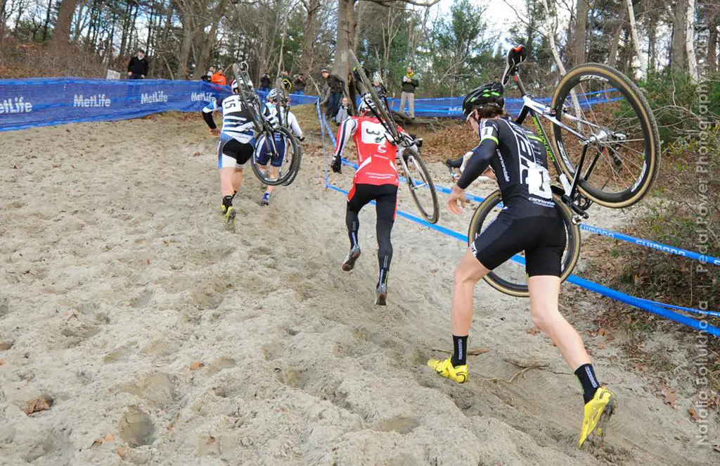 Two Keoughs and two Cannondale/cyclcrossworld.com racers. Classic New England. . ©Natalia Boltukhova | Pedal Power Photography