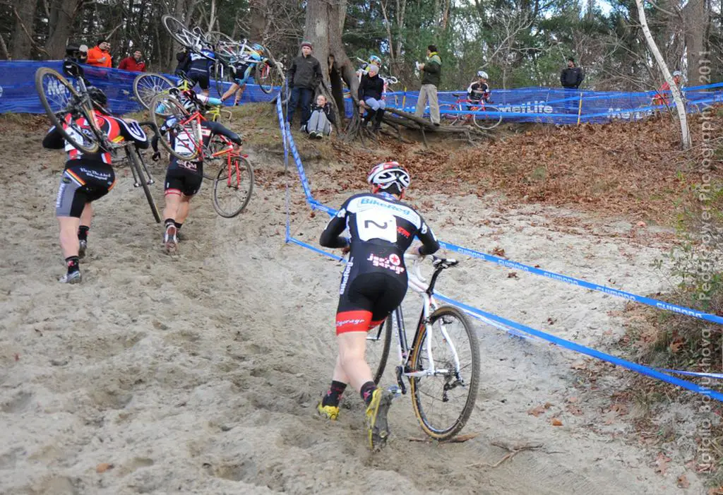 Justin Lindine had to fight back from the start. ©Natalia Boltukhova | Pedal Power Photography