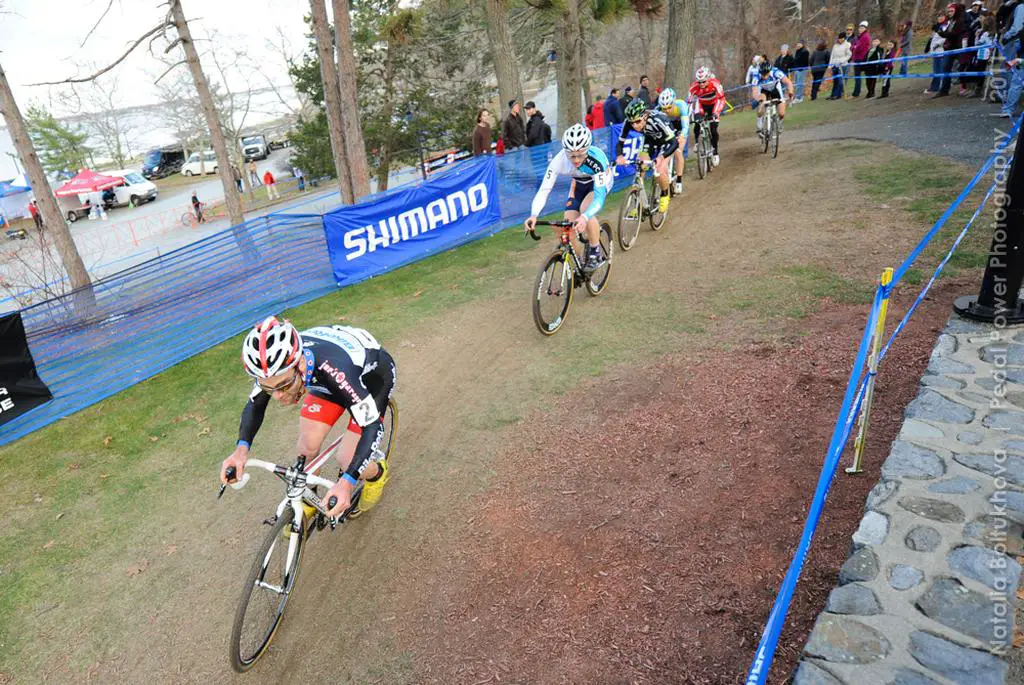 Justin Lindine heads up the chase. ©Natalia Boltukhova | Pedal Power Photography