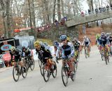 Carolyn Popovic got the holeshot. © Natalia Boltukhova | Pedal Power Photography