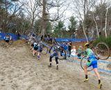 The women get through the first sandpit. © Natalia Boltukhova | Pedal Power Photography