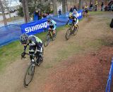 Annis, Van Gilder and Smith at the front with Bruno Roy and Crystal Anthony. © Natalia Boltukhova | Pedal Power Photography
