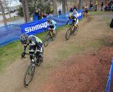 Annis, Van Gilder and Smith at the front with Bruno Roy and Crystal Anthony. © Natalia Boltukhova | Pedal Power Photography