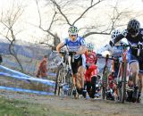 The lead group was huge for most of the race. © Natalia Boltukhova | Pedal Power Photography