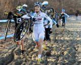 Maureen Bruno Roy leads through the sand. © Natalia Boltukhova | Pedal Power Photography