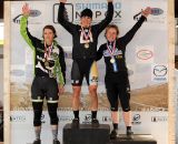 The women's podium (L to R) Annis, Smith, Van Gilder. © Natalia Boltukhova | Pedal Power Photography