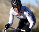 Alex Candelario after his win. NCNCA Alex Candelario makes it look easy with his big win. 2010 Cyclocross Districts. © Tim Westmore