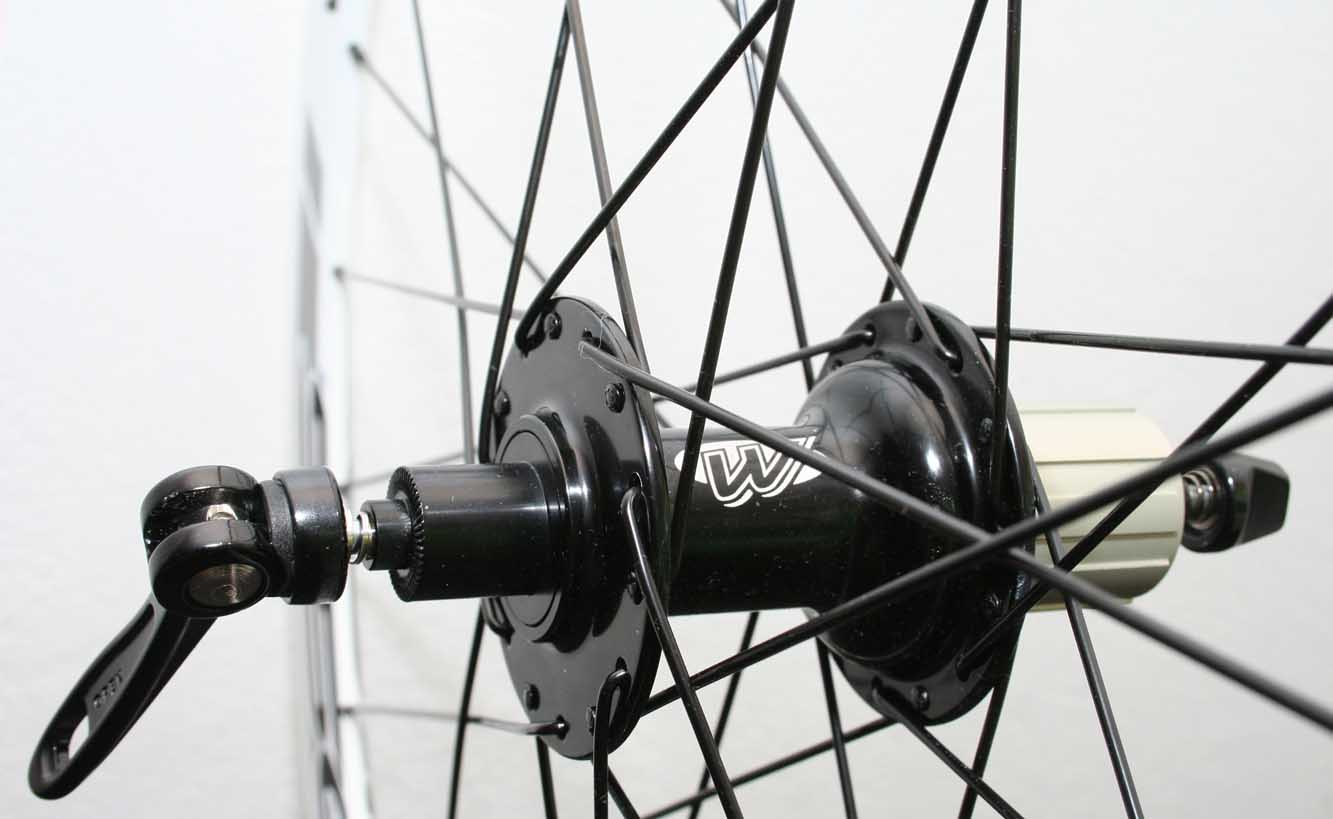 Williams' rear Sprint hub comes in Shimano or Campagnolo