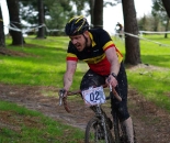 Warwick Mills, the organizer of the event brings his game face. by Greg Gibb