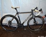 Post-race and all cleaned up after the Bend USGP, Duke's bike glows in the Luna tent. © Cyclocross Magazine