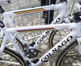 Niels Albert's Colnago Cross Prestige in front of BKCP teammate Wietse Bosmans' own Prestige bike. © Cyclocross Magazine