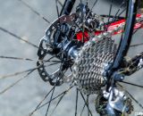 Niels Albert's disc brake-equipped Colnago Prestige at the 2013 Koppenbergcross. © Cyclocross Magazine