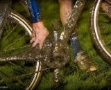 A very muddy post-race bike. © Russ Campbell