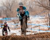 Lorno Pomeroy from Boulder got to race on her home course. © Mathew Lasala