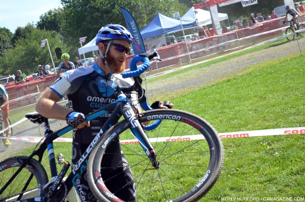 Robert Marion came from North Carolina for the season opener at Nittany Lion Cross Day 1. © Cyclocross Magazine