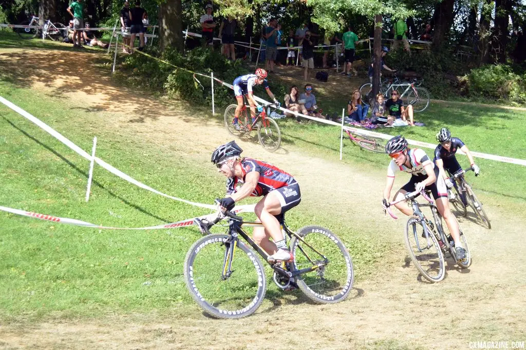 Van Gilder leads the women at Nittany Lion Cross Day 2 2013. © Cyclocross Magazine