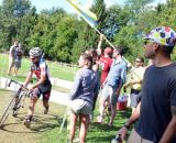 The heckle crew at Nittany Lion Cross Day 2 2013. © Cyclocross Magazine