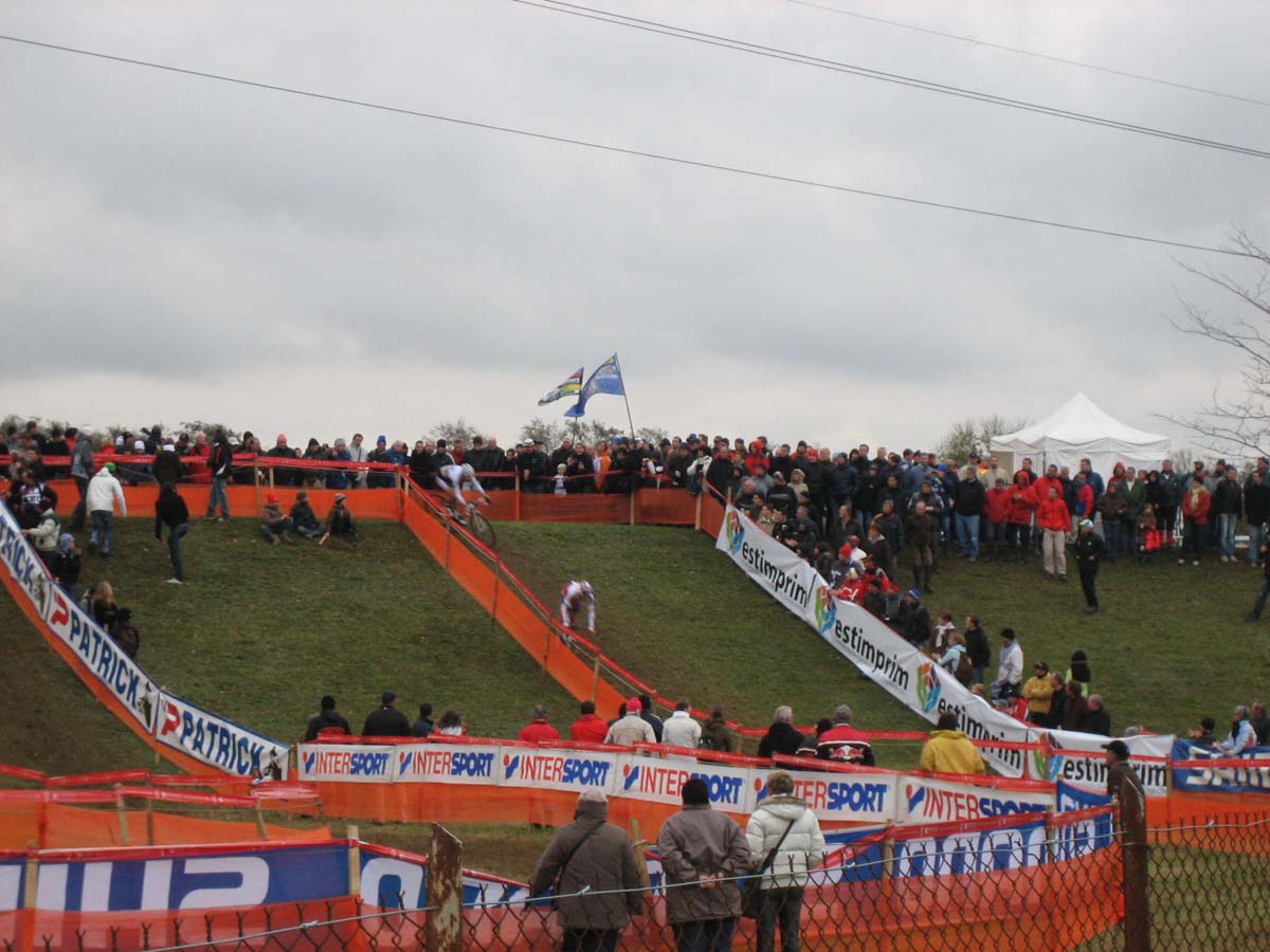 Albert and Stybar leading the race. ? Christine Vardaros