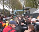 Crowds waiting for the sprint between Nys and Albert. ? Christine Vardaros