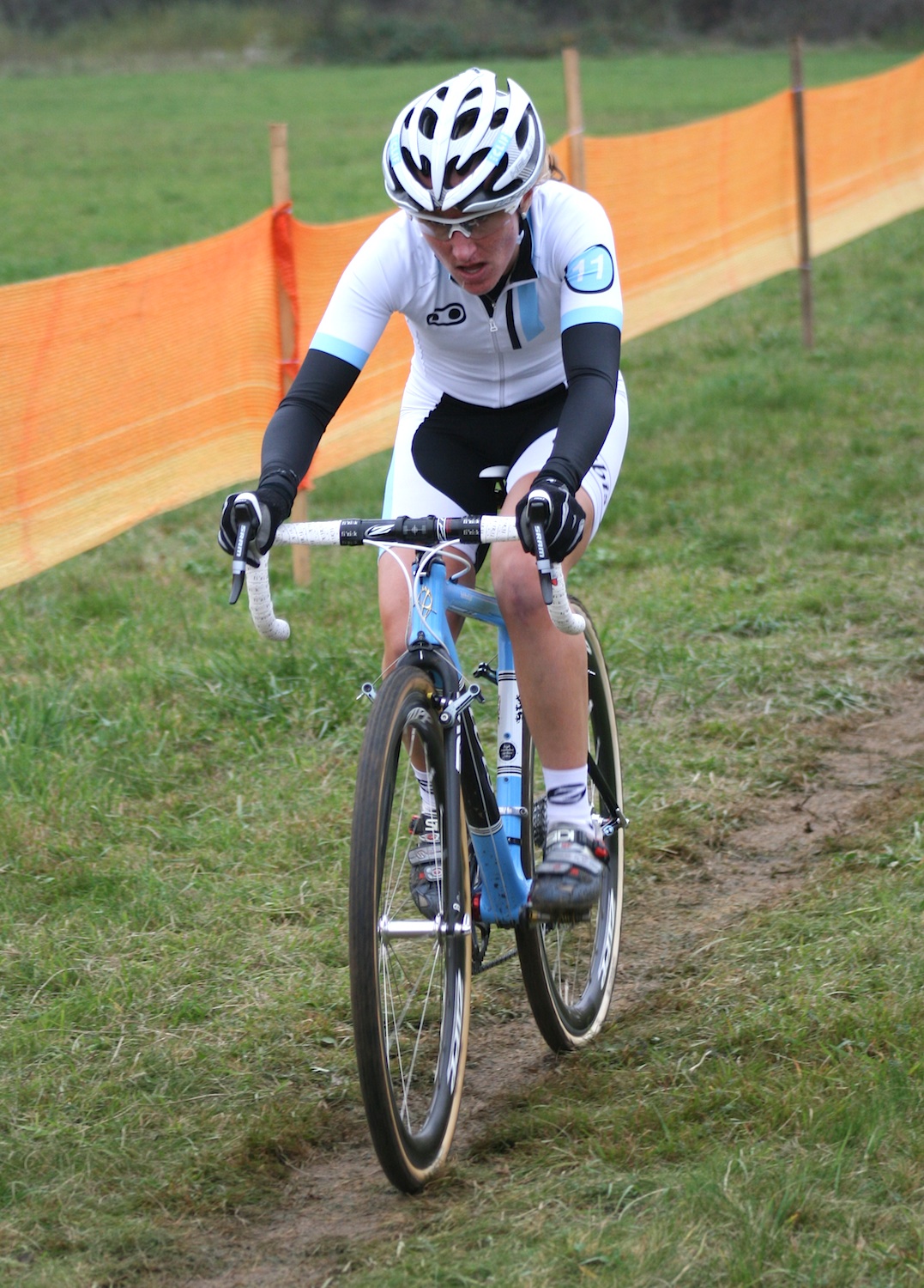 Amy Dombroski finished fourth. ©Renner Custom CX Team