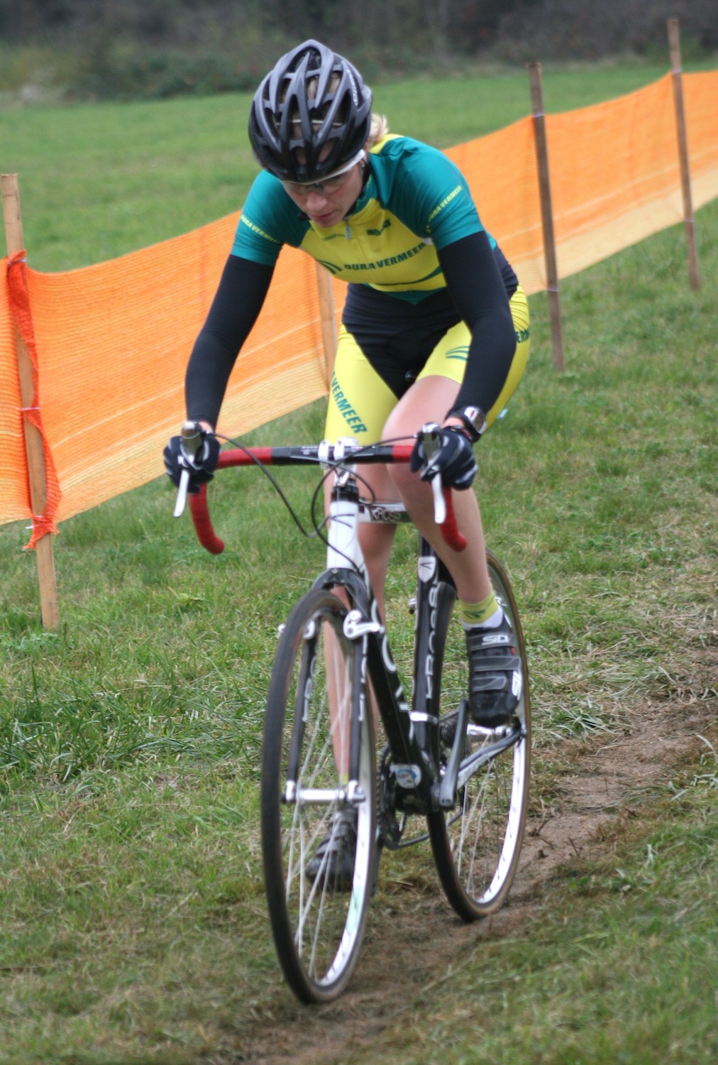 Margriet Kloppenberg on the course. ©Renner Custom CX Team