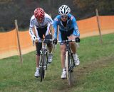 Gabby Day leads Hanka Kupfernagel ©Renner Custom CX Team