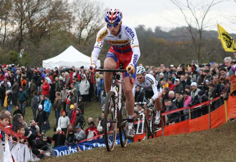 Stybar held the lead at times, but would lose by inches. ? Bart Hazen