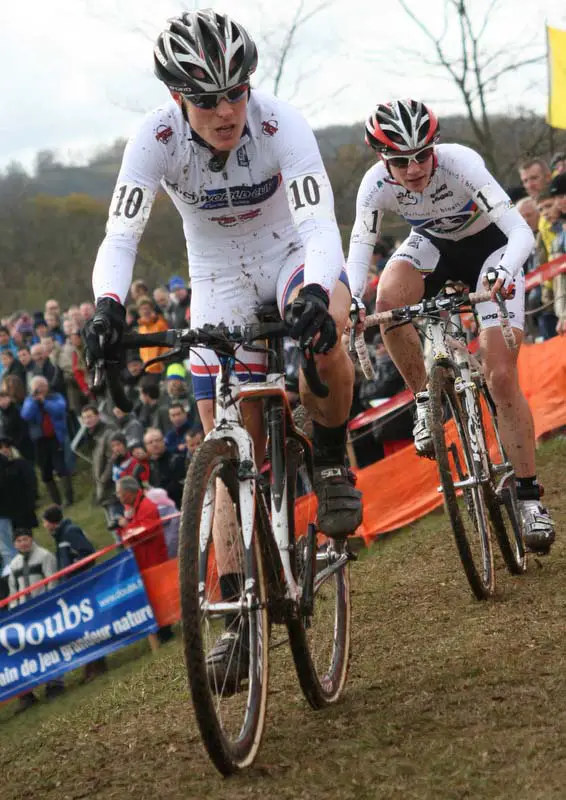 Compton and Vos rode away from the field together. ? Bart Hazen