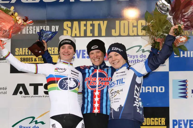 Vos, Compton and Van Paassen (l-r)on the podium. ? Bart Hazen