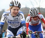 Sanne Van Paassen had a breakthrough day, taking the last podium spot. ? Bart Hazen