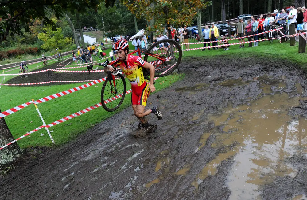 Field runs through the mud. ©  Jeff Bramhall