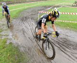 Gabby Day chases Andrea Smith.  ©  Jeff Bramhall