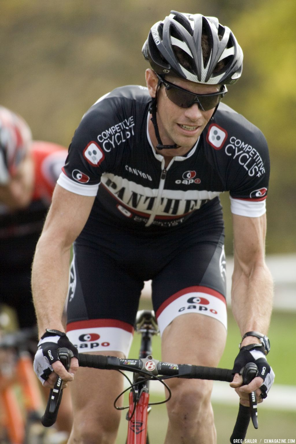 The new state champion Paul Martin of Panther pb Competitive Cyclist on the course during Two Days in Dublin, Ohio State Cyclocross Championships. © Greg Sailor - VeloArts.com