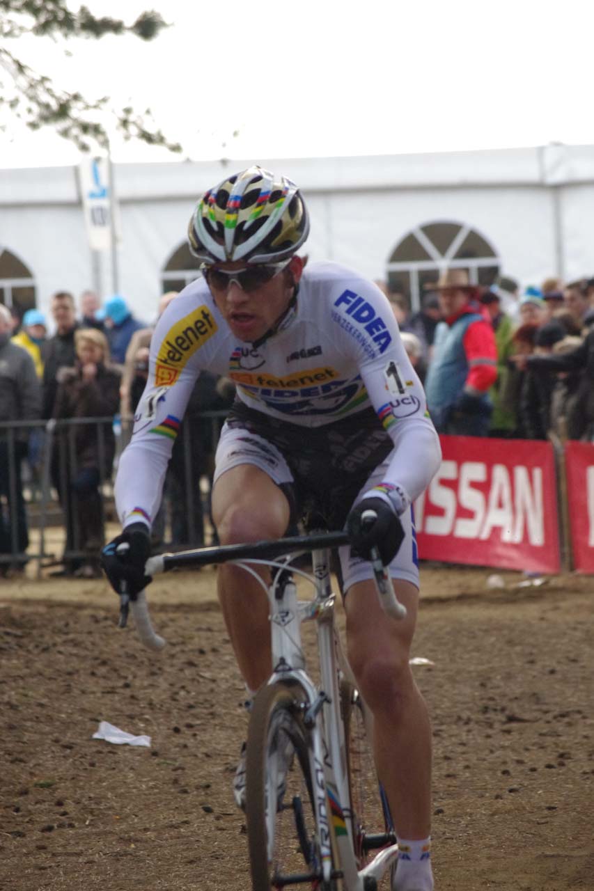 Zdenek Stybar racing in a new jersey in Oostmalle. ? Jonas Bruffaerts