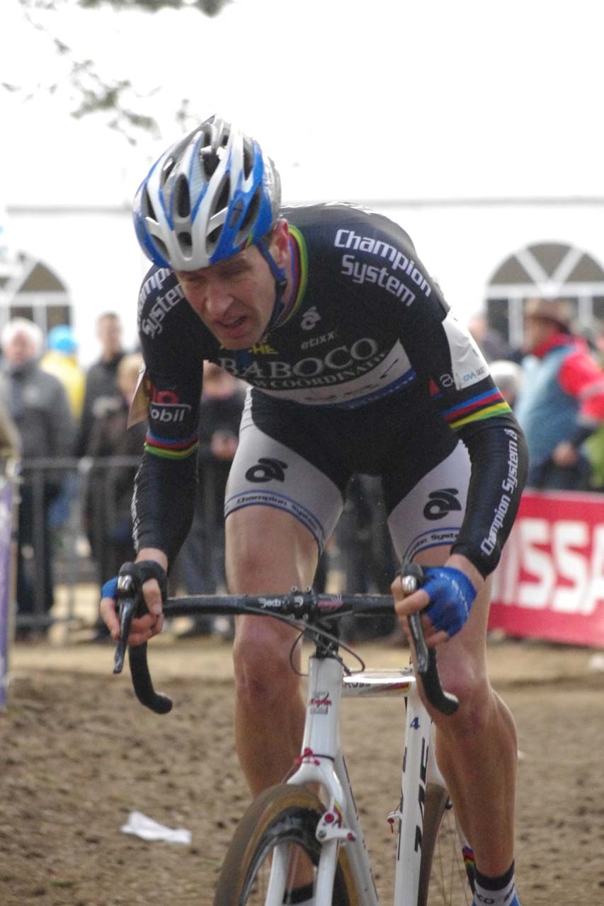 Erwin Vervecken racing in one of the last races of a storied career. ? Jonas Bruffaerts