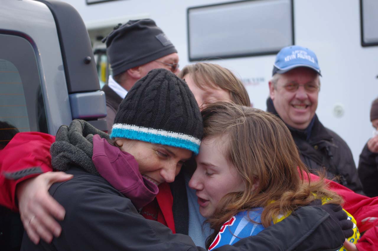 Femke Laansens and mom Anneke - big supporters of mine. ? Jonas Bruffaerts